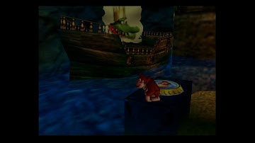 Nintendo 64 - Donkey Kong 64 - Walkthrough Part 4/9 - Gloomy Galleon