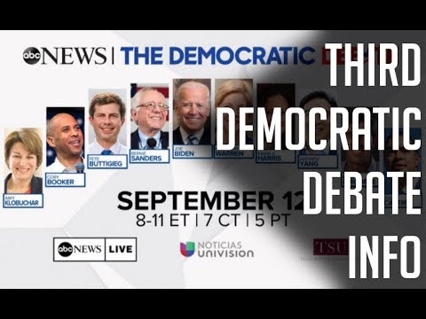 Democratic debate september