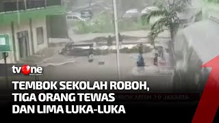 Download lagu Banjir Robohkan Tembok MTsN 19 Jakarta | AKIP tvOne