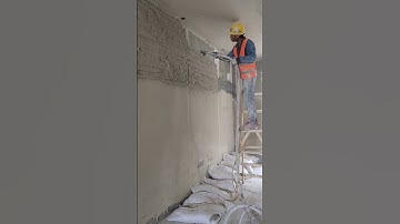 #rendering #plastering #machine #plasteringwork #automatic
