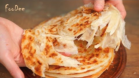 Just WATER + FLOUR = You will be surprised how EASY it is to cook! Puff pastries in a pan