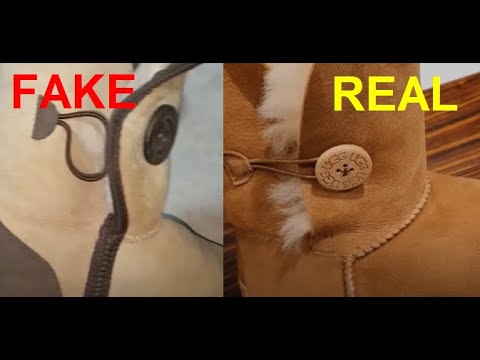 Ugg boots real vs fake. How to spot 