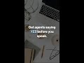 If agents dont know you, they cant send you business. #shorts