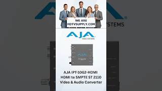 AJA IPT-10G2-HDMI HDMI to SMPTE ST 2110 Video & Audio Converter