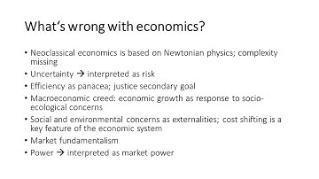 Introduction in Ecological Economics