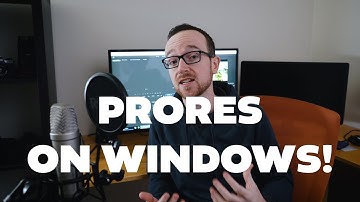 How To Export PRORES on WINDOWS!