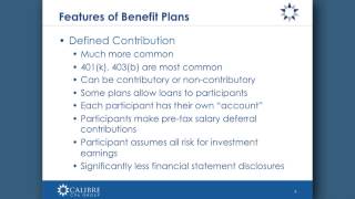 Employee Benefit Plan Basics
