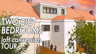 Loft Conversions UK. Tour of 2 BEDROOM LOFT CONVERSION.