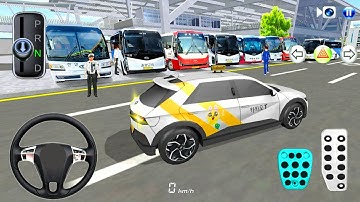 All New Kia express Bus Parking in Bus Terminal Parking - 3D Driving Class Gameplay - Car Games 2025