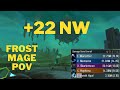+22 NW Frost Mage POV 15.1k DPS (Necrotic Wake)