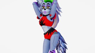 MMD FNAF SECURITY BREACH Roxanne Wolf Collection