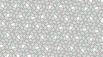 Chiral aperiodic monotile animation
