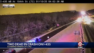 Two killed in Friday morning crash on I-435 in Kansas City
