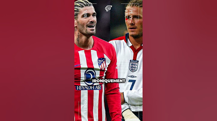 Un peu trop fan 🪞 #rodrigodepaul #davidbeckham #beckham #fan #football