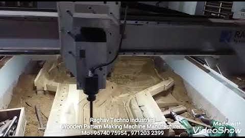 cnc wooden pattern making machine
