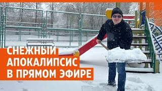 Аномальный снегопад обрушился на Екатеринбург. Такое впервые за 20 лет | E1.RU