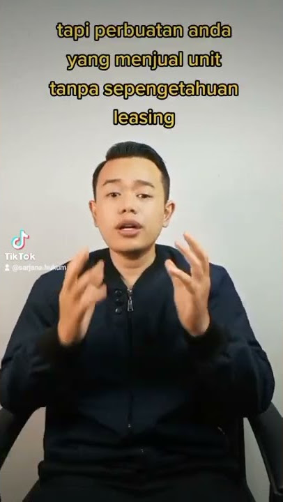 Hukum Menjual Motor Cicilan Yang Belum Lunas