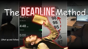 How to Force Your Brain to Do HARD Things Fast (Deadline method)