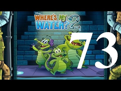 Where's My Water 2 Level 73: Blow The Roff Off 3 Ducks iOS Walkthrough