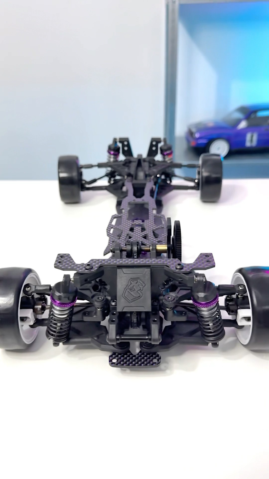 Purple Carbon Sakura D6 build! I'm giving away a D6 sport chassis