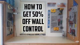 How to Save 50% on Wall Control Metal Pegboard | Install | Review by DIYAroundTheHome 12,447 views 4 years ago 5 minutes, 33 seconds