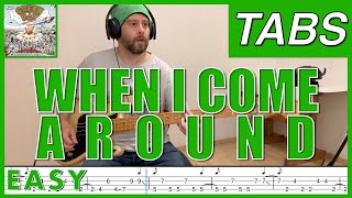 When I Come Around bass tabs cover, @GreenDay [PLAYALONG]