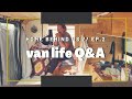 Van Life Q&amp;A: Farting in a Van and Your Other #Vanlife Questions