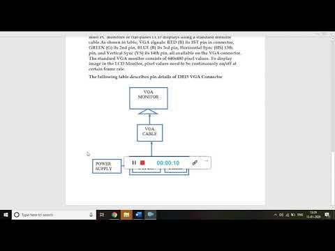 VGA Based Bouncing Ball Interface Using Spartan3 FPGA Image Processing Kit