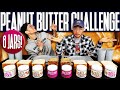 8 JARS OF PEANUT BUTTER CHALLENGE! | 26,000 Calories of Nuts ’n More… ’n More! | Man vs. Food