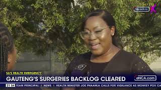 Gauteng's surgeries backlog cleared