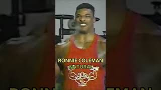 RONNIE COLEMAN NATURAL🤯 #bodybuilding #shorts #ronniecoleman #natty