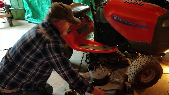 Husqvarna riding mower will not move