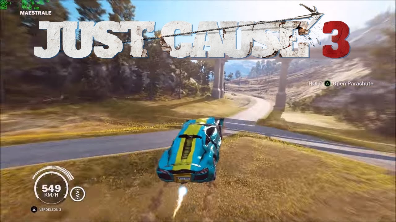 Just Cause 3 Fastest super car crash montage