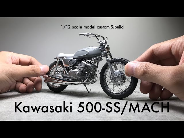 Building Hasegawa 1/12 Kawasaki 500-SS/MACH III (H1) Scale 