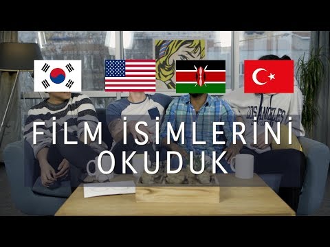 4 FARKLI DİLDEN FİLM VE KARAKTER İSİMLERİNİ OKUDUK | 3 Yabancı 1 Türk #3