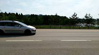 Car passing by in a Highway - Royalty Free Stock Video / (Copyright Free) Download screenshot 4