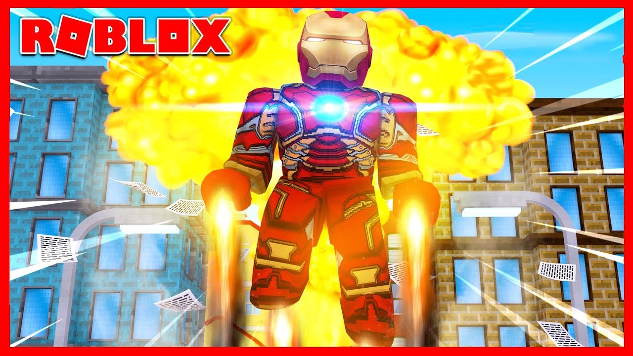 Roblox Me Convierto En Iron Man Superhero Tycoon