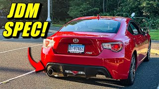 I Made My FRS 86 JDM Spec With This Exhaust!