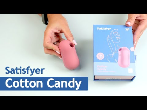 SATISFYER: Cotton Candy - вакуумний стимулятор з вібрацією