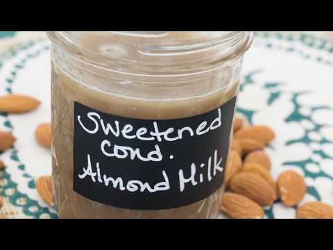 DIY Sweetened Condensed Almond Milk