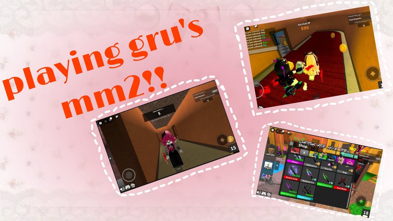 ✨ PLAYING GRUS MM2😍✨|| R U HAPPY NOW BESTIE?||