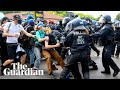 Germany: police clash with hundreds of climate protesters trying to storm Tesla plant