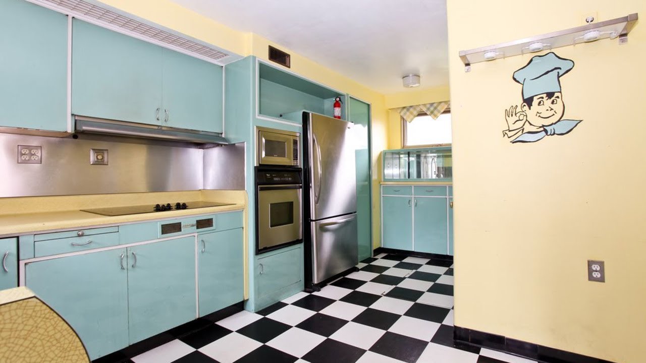 Perfect Mid Century Modern Interior Design And Kitchen And The 1940s House Is For Sale