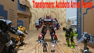 Transfromers Stop Motion: Autobots Arrival Parody