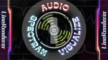 【Unityチュートリアル】2分で分かる！LineRendererを使ったオーディオスペクトラム表現の作り方【#ゆっくり解説】#Unity #チュートリアル