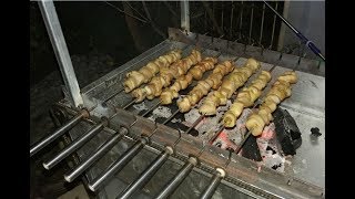 How to make Automatic Barbecues - DIY Amazing BBQ grill idea