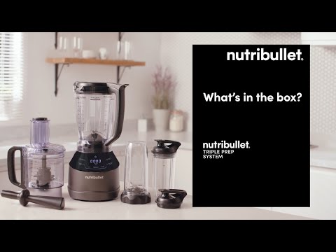 nutribullet Triple Prep What's in the box