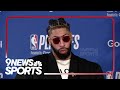 Anthony Davis addresses Jamal Murray&#39;s playoff game winner; walks out of press conference