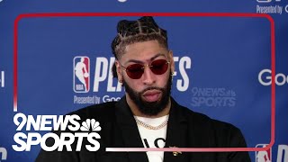 Anthony Davis addresses Jamal Murray's playoff game winner; walks out of press conference