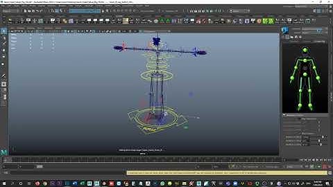 Retargeting Motion Captue Data to a Custom Rig in Maya (2/3)